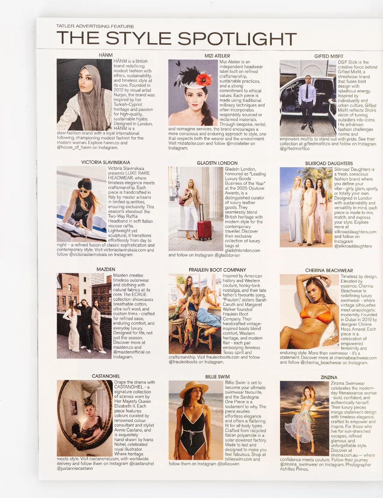 High Summer in Tatler's Style Spotlight